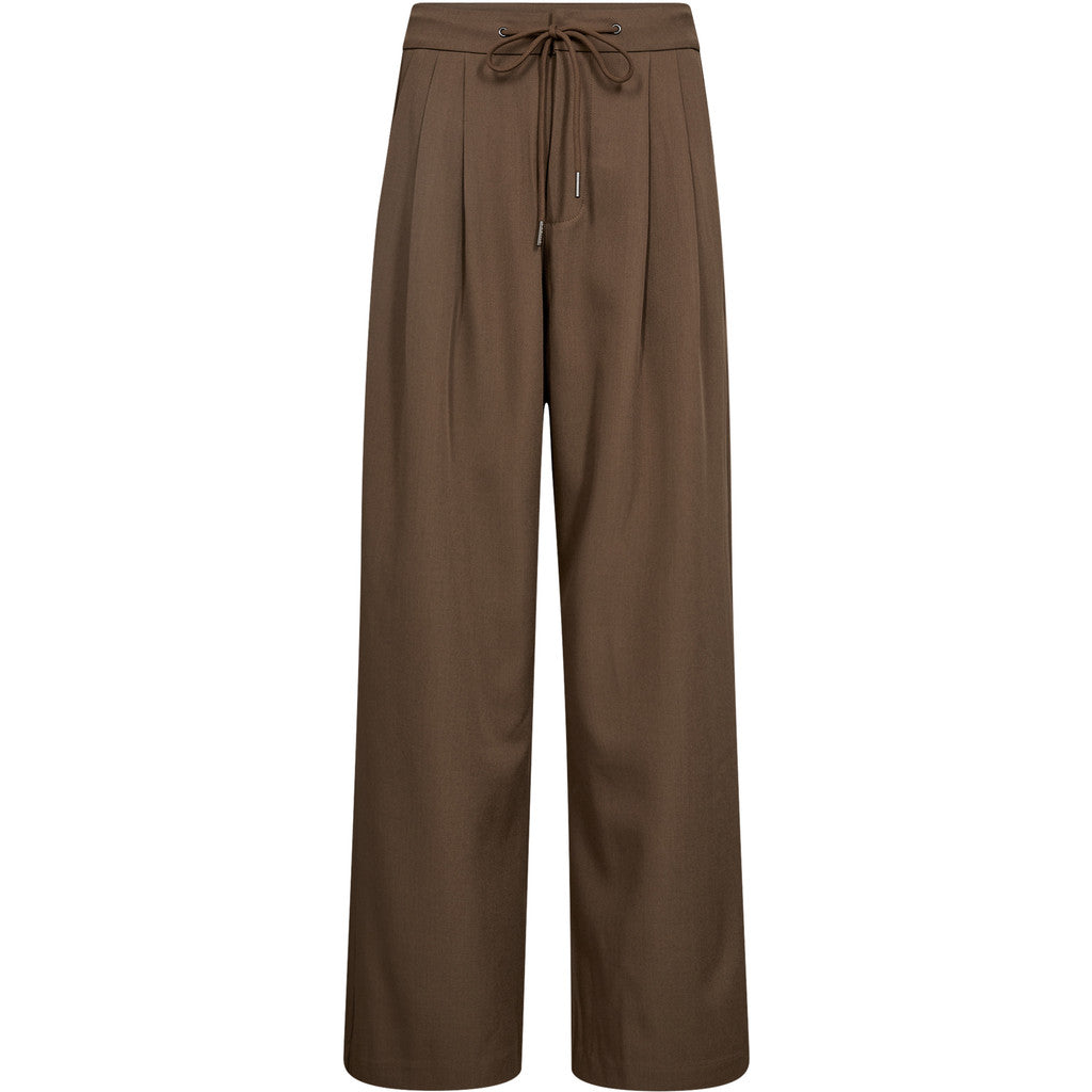 Haute L’Amitié - Michelle Tailor Tie Tall Pants - Walnut