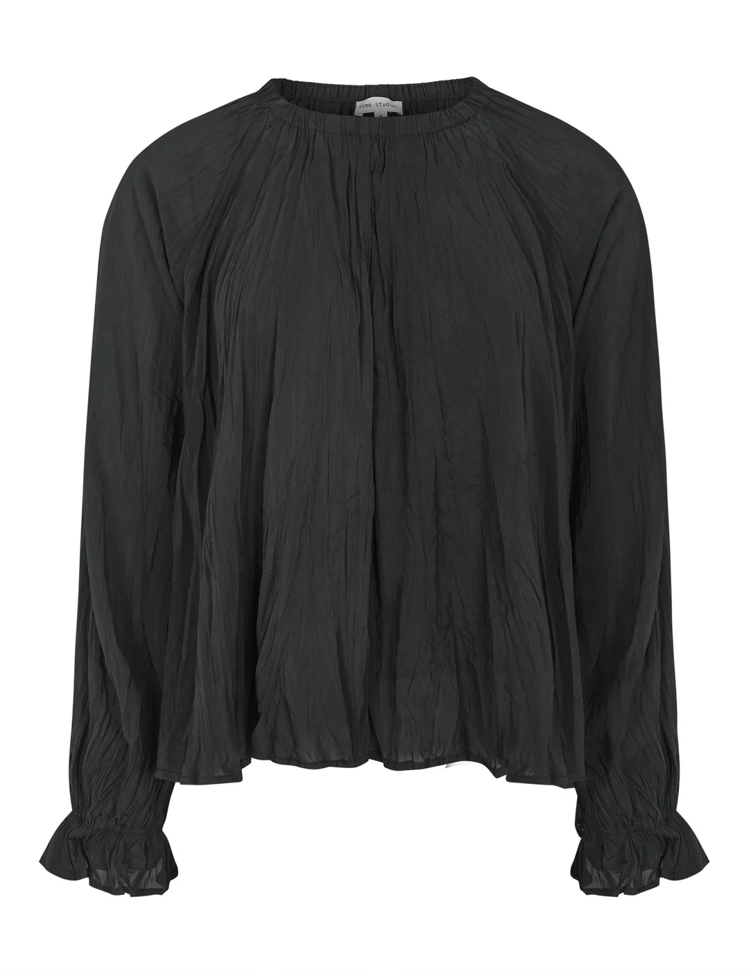 Esmé Studíos - ESTova LS Blouse GRS - Black