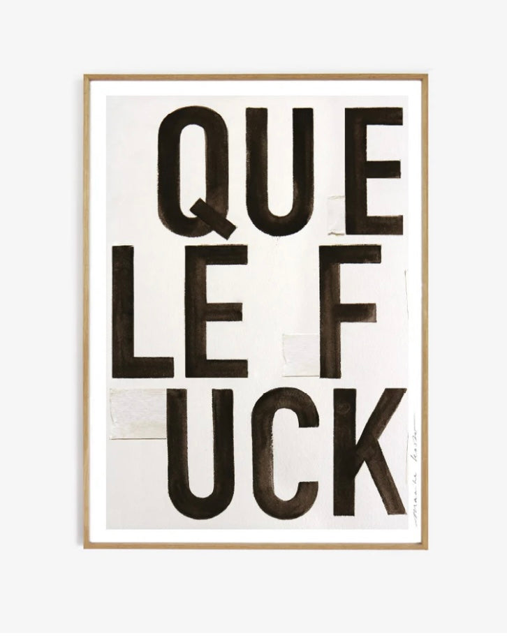 My Deer Art - ART PRINT - QUE LE FUCK 2.0 - 50x70