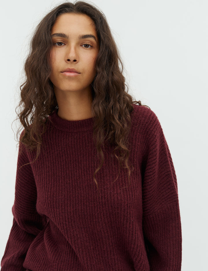 MbyM - Gillian Shyla Knit Pullover - Burgundy