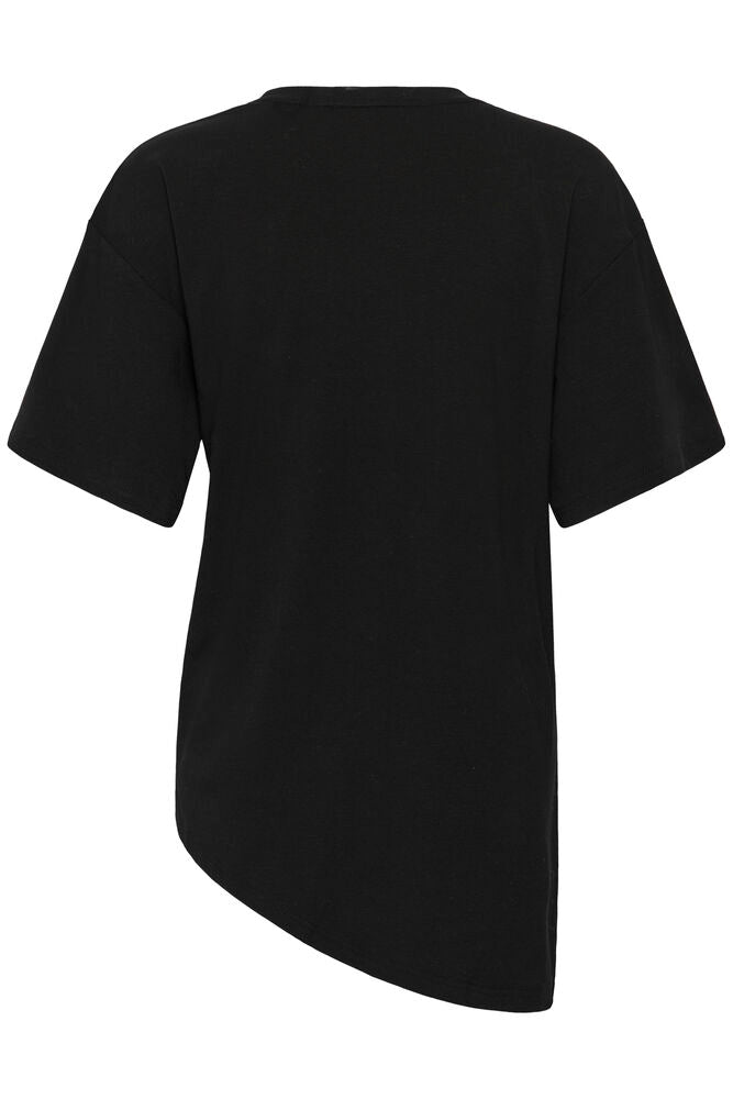 My Essential Wardrobe - MWNupti Drape Tee - Black