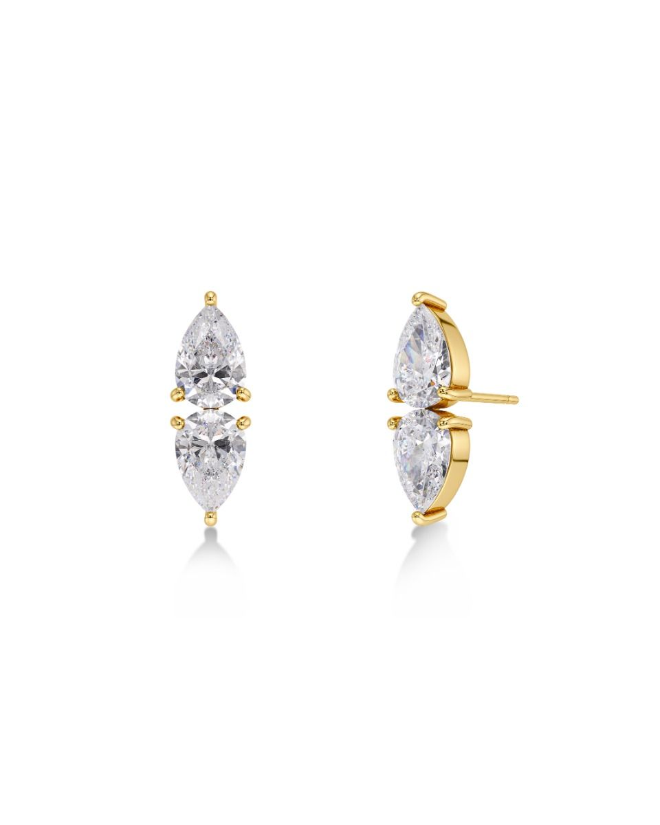 EDBLAD - Arrow Studs Gold