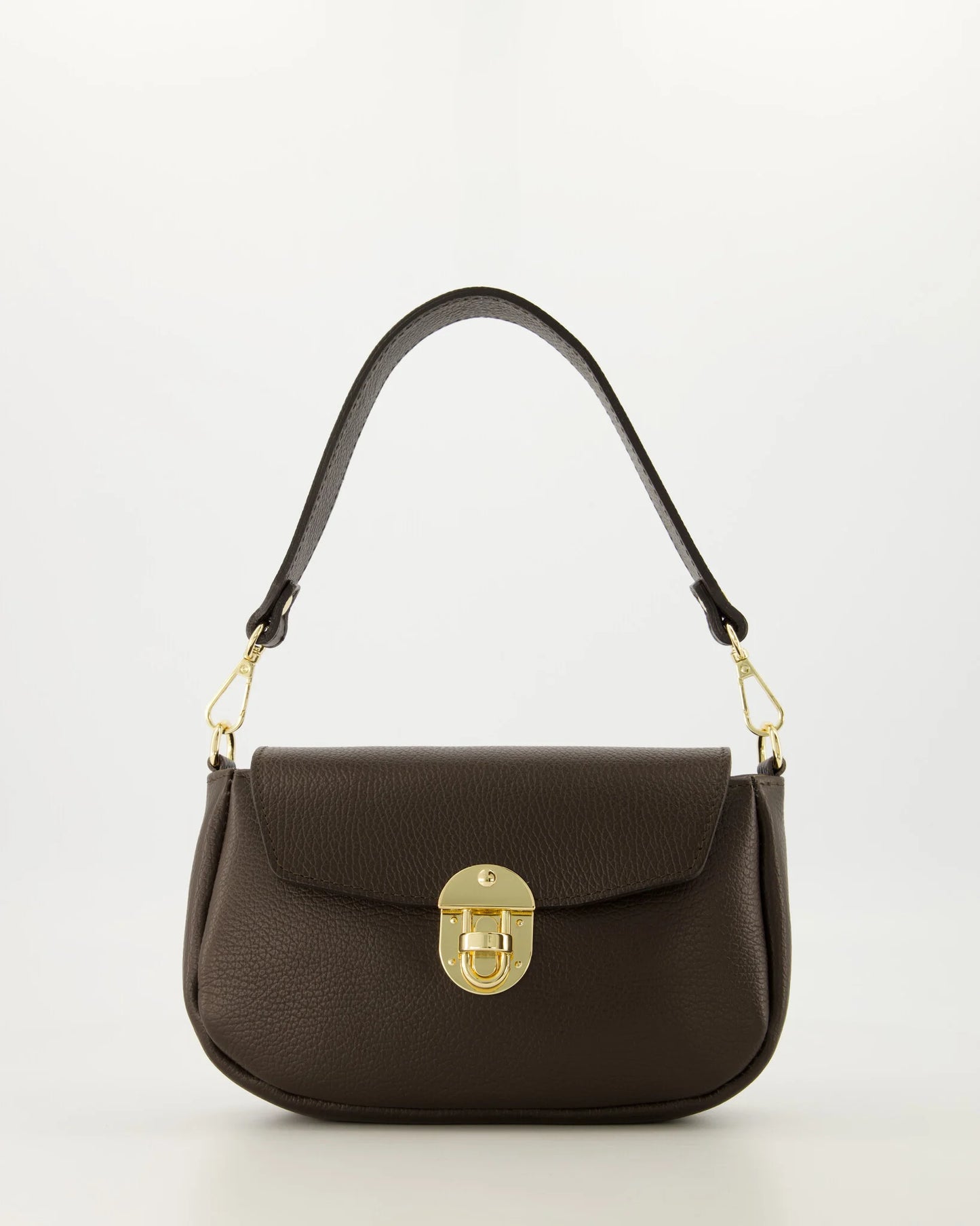 Schouder/crossbody tas Loekie Bruin