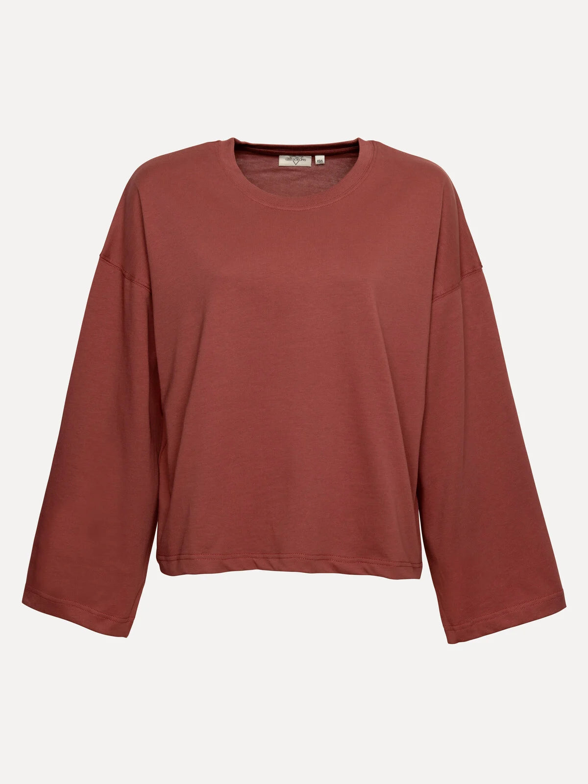 Les Soeurs - lange mouwen T-shirt Aline - Bordeaux
