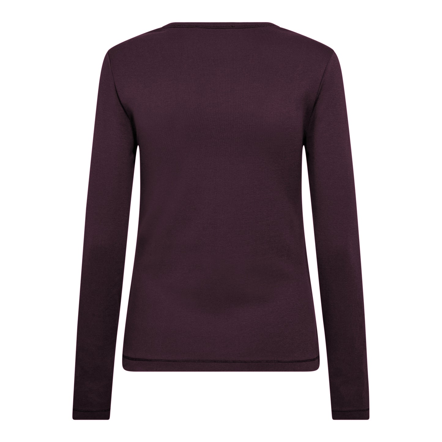 Co’Couture - Grannycc Embroidery LS Tee Plum