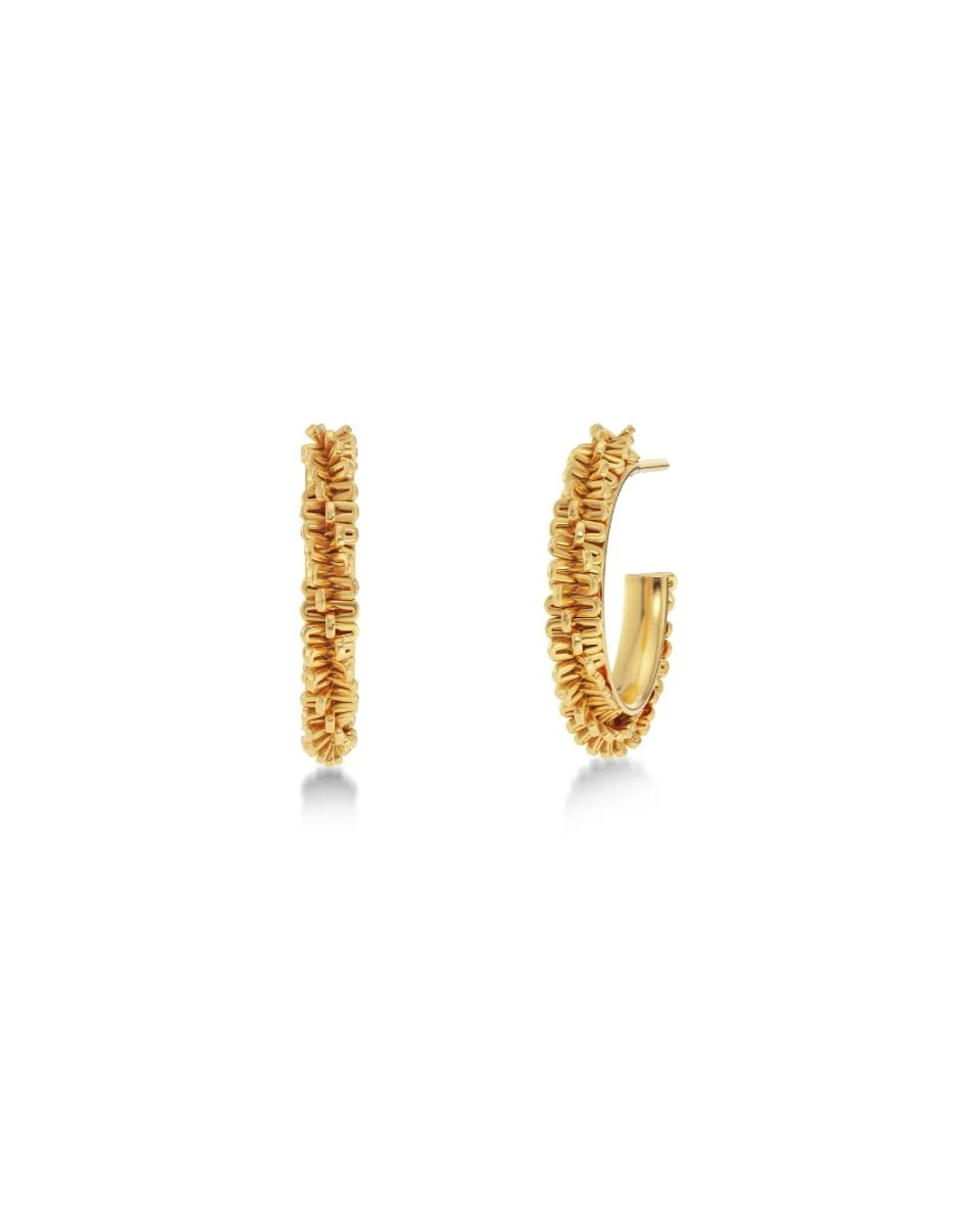 EDBLAD - Tinsel Creoles S Gold