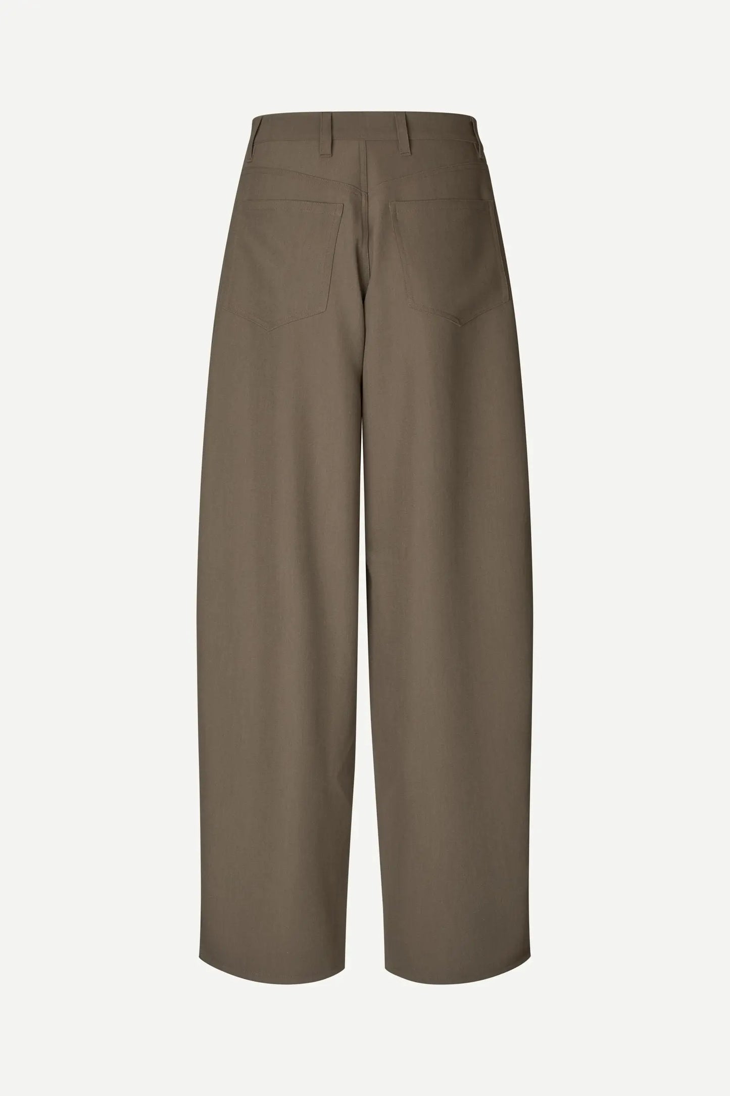 Samsøe Samsøe - Saharper Pleat Trousers Major Brown
