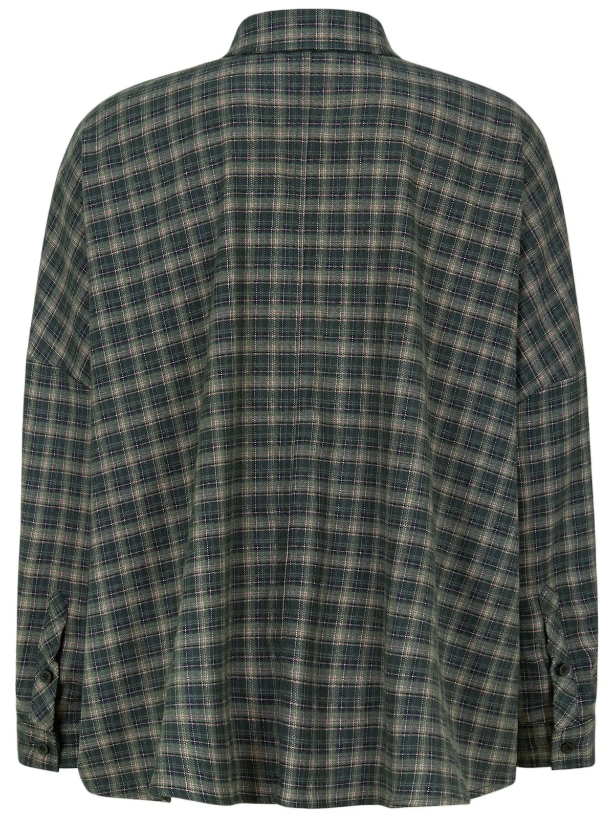 TOODAY - TDDina Oversize Shirt - Green Check