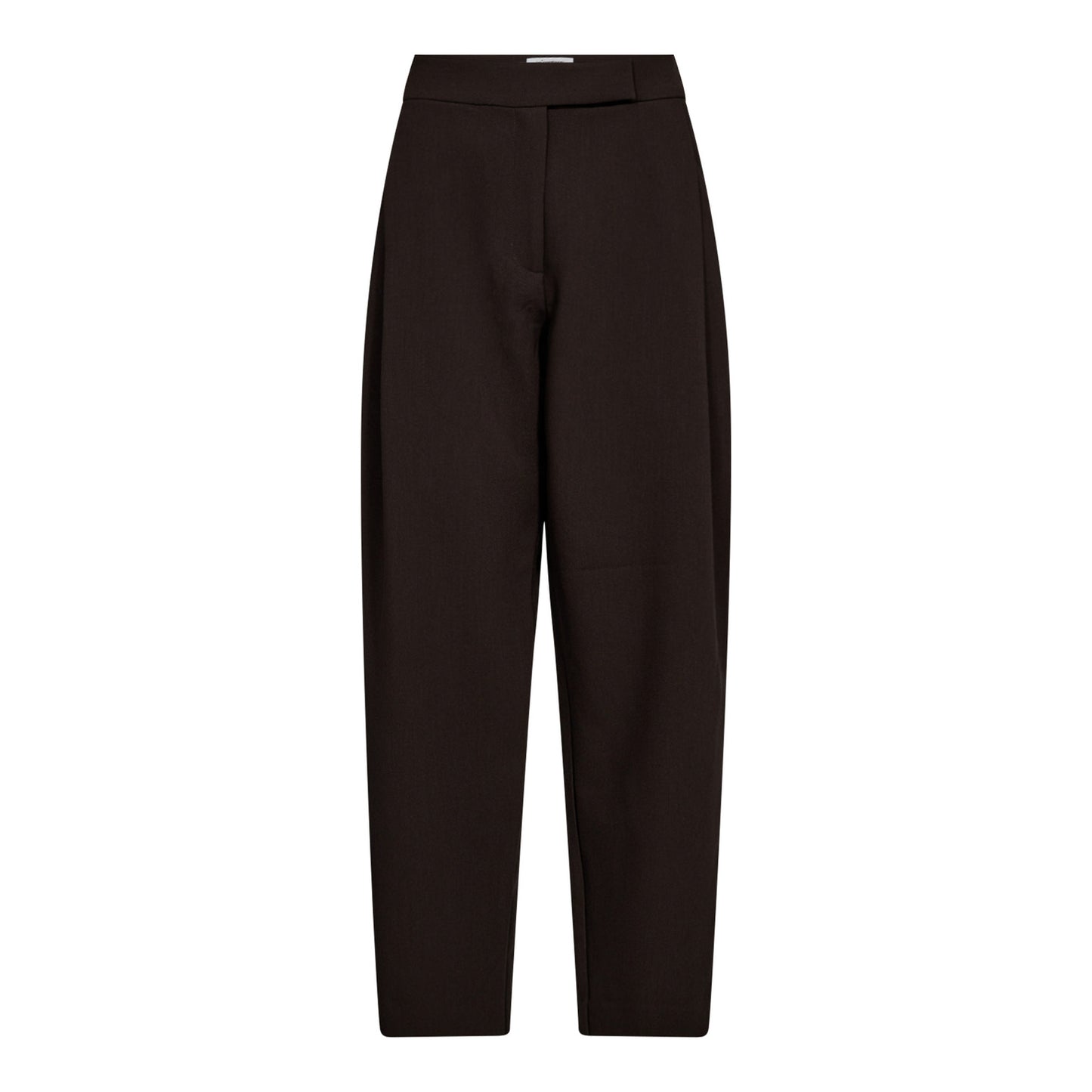 Co’Couture - VolaCC Carrot Pleat LL Pant - Dark Brown