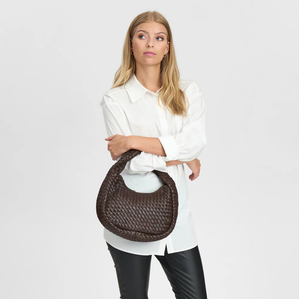 DEPECHE. - Shoulderbag / Handbag - Dark brown