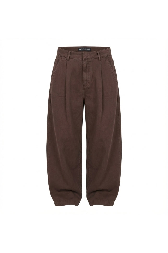 IMPREVU - Chocoladebruine Rio Lycoell-broek
