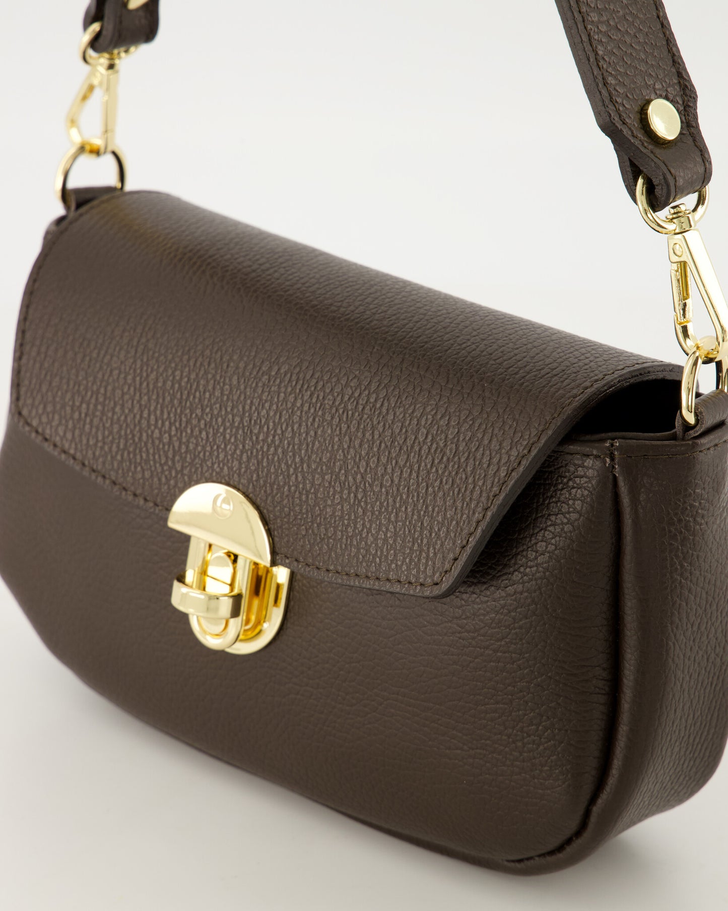 Schouder/crossbody tas Loekie Bruin