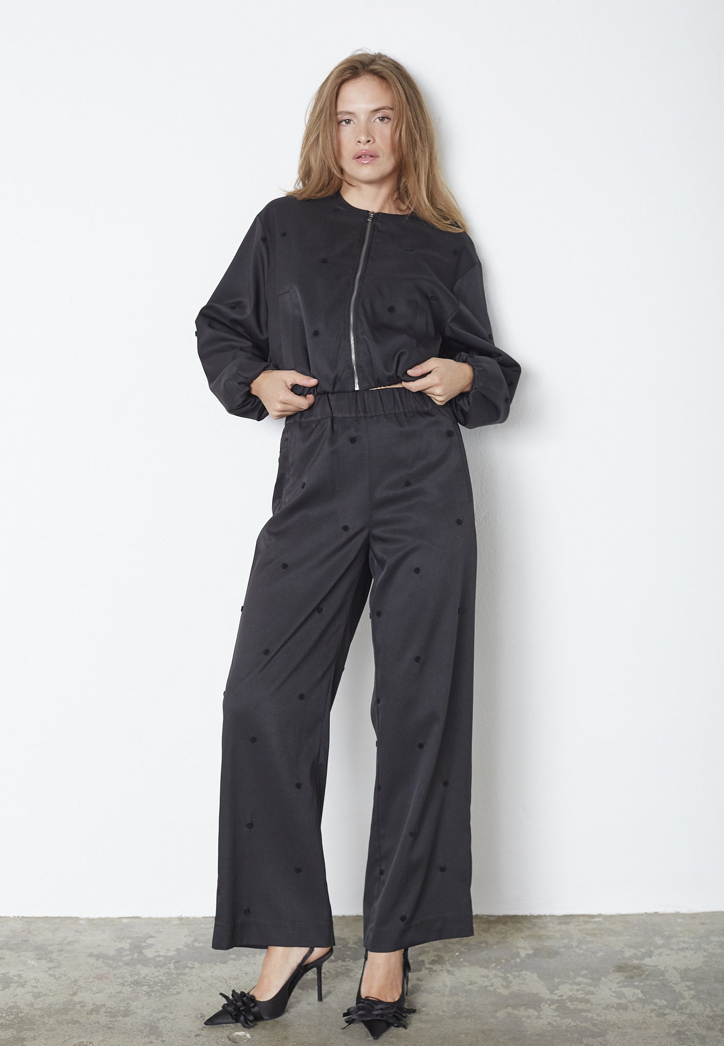 Co’Couture - CloverCC Dot Balloon Jacket