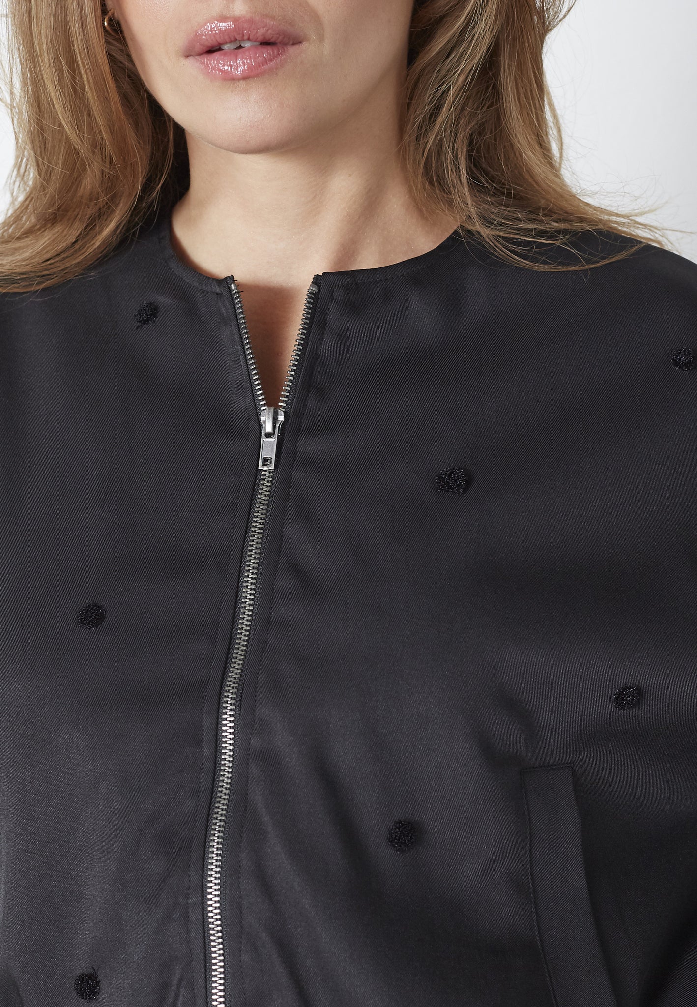 Co’Couture - CloverCC Dot Balloon Jacket