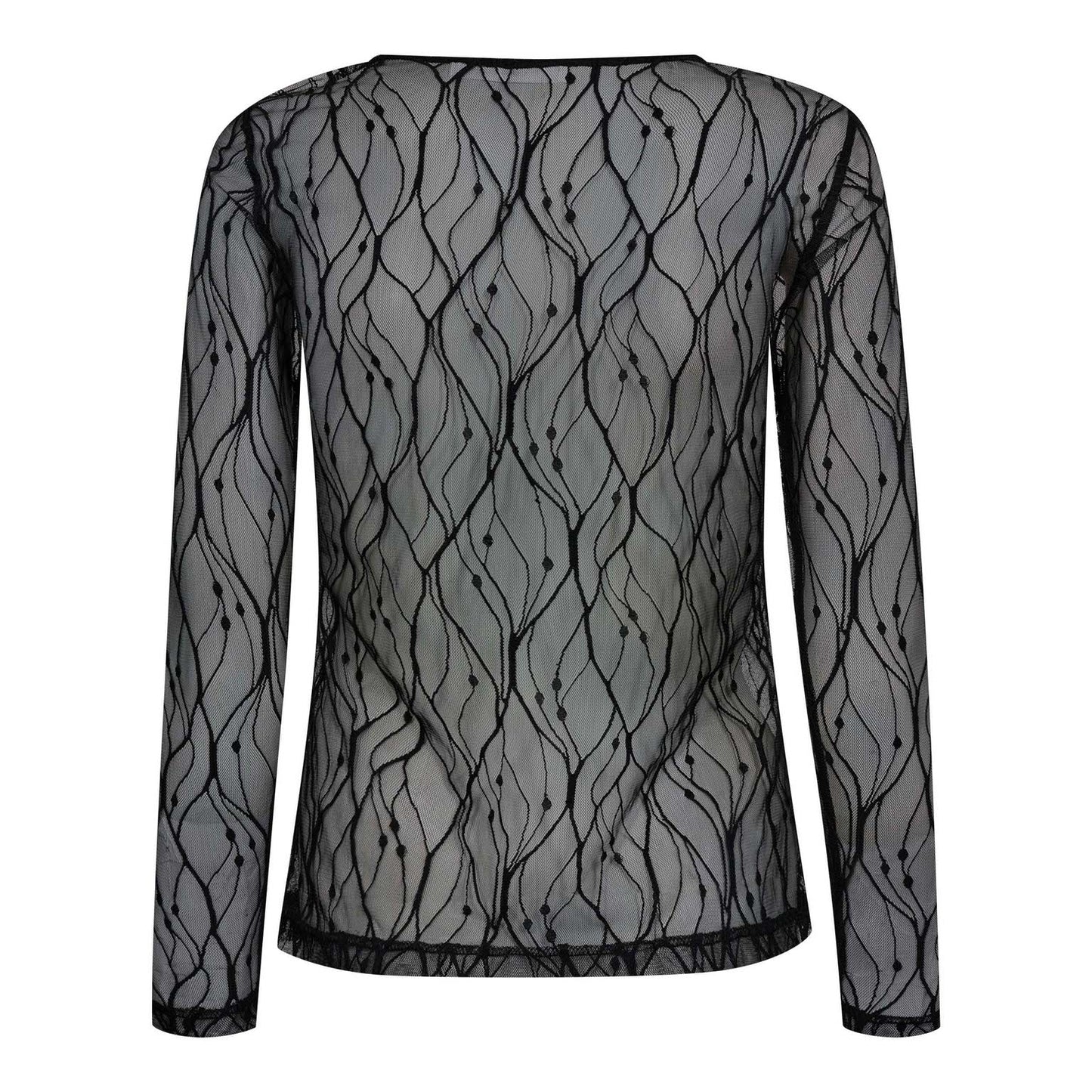 Co’Couture - MercyCC Mesh O-Blouse