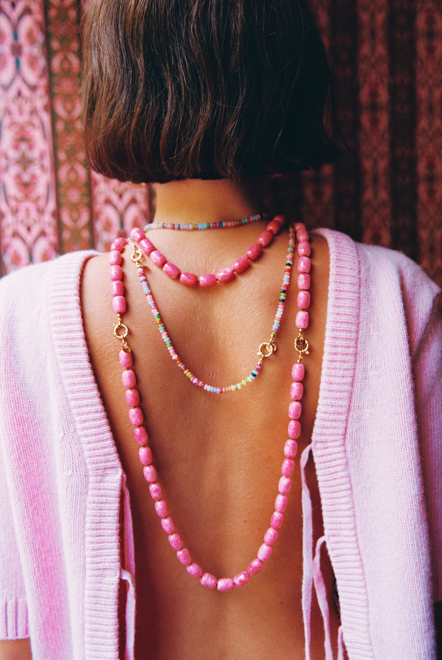 Bonnie Studios - William Pink Necklace