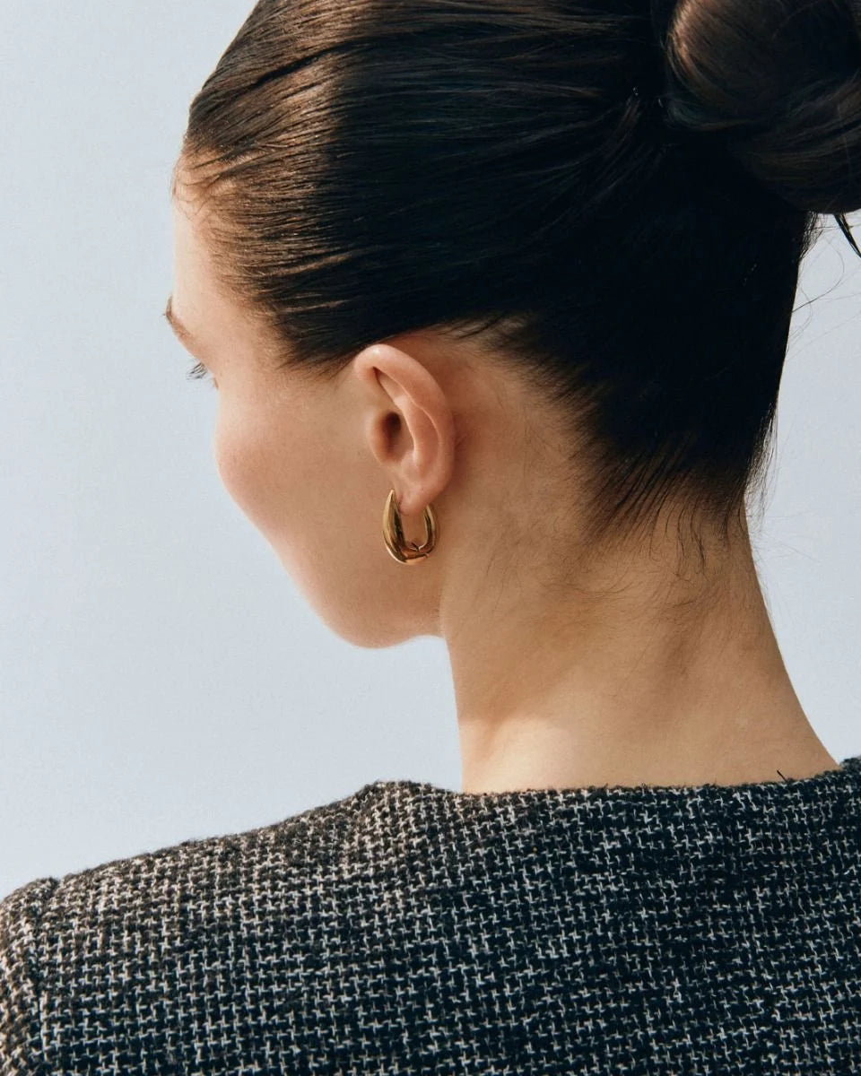 EDBLAD - Crest Hoops L Gold