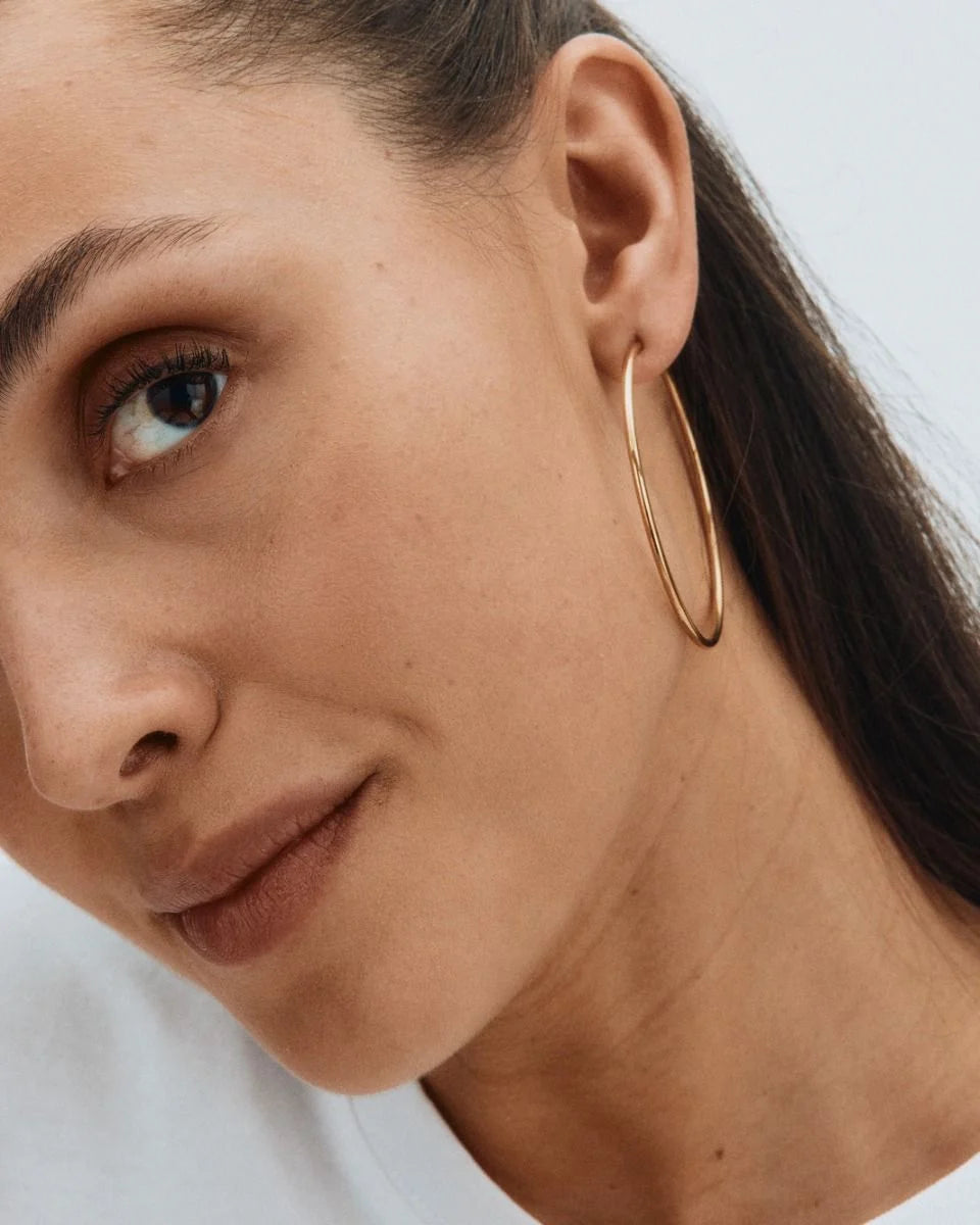 EDBLAD - Hoops Earrings Gold Large
