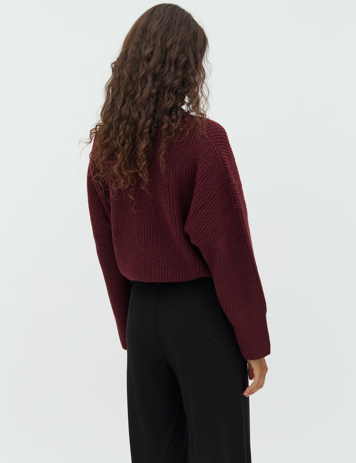 MbyM - Gillian Shyla Knit Pullover - Burgundy
