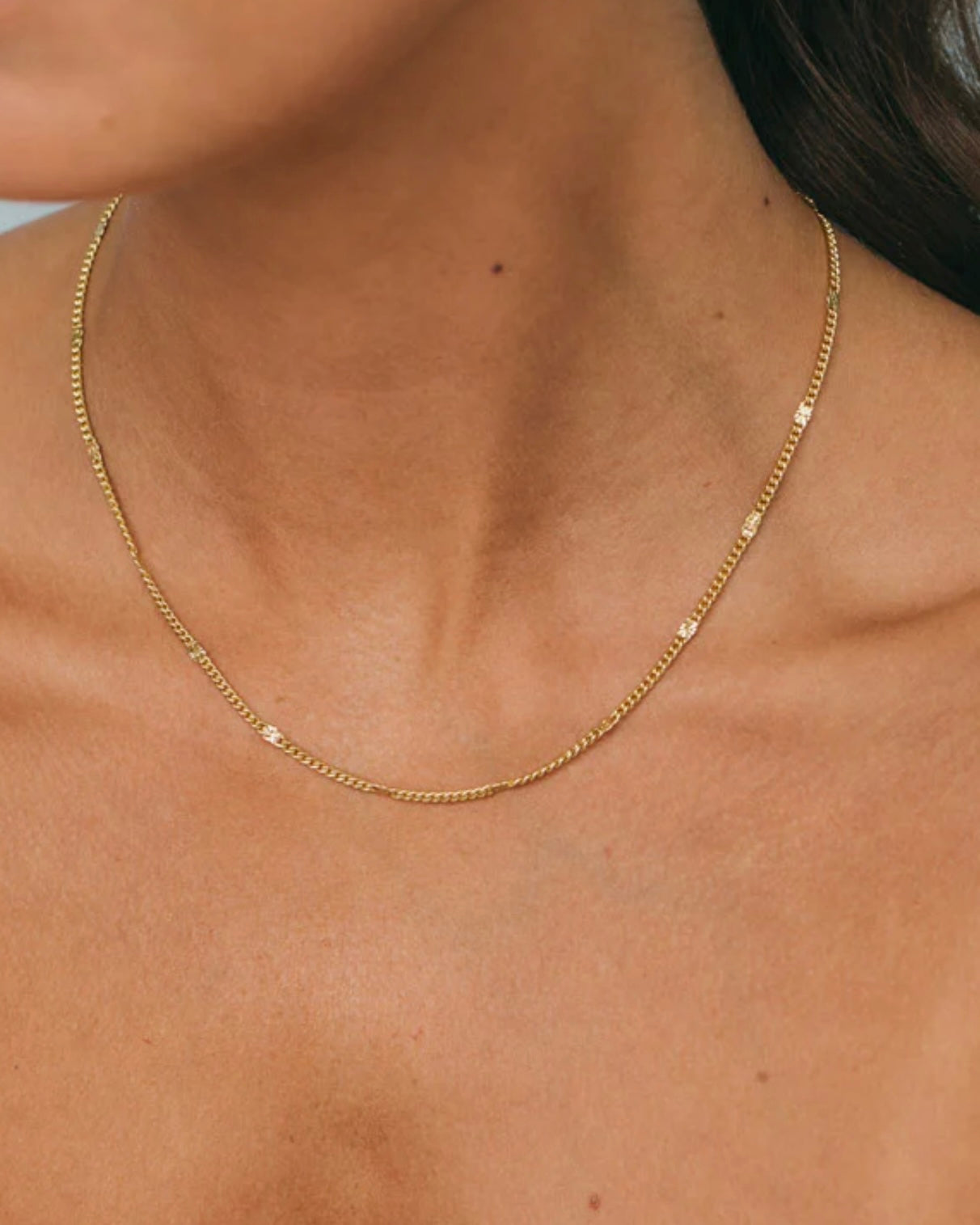 Wildthings Collectables - Dot chain necklace - Gold plated