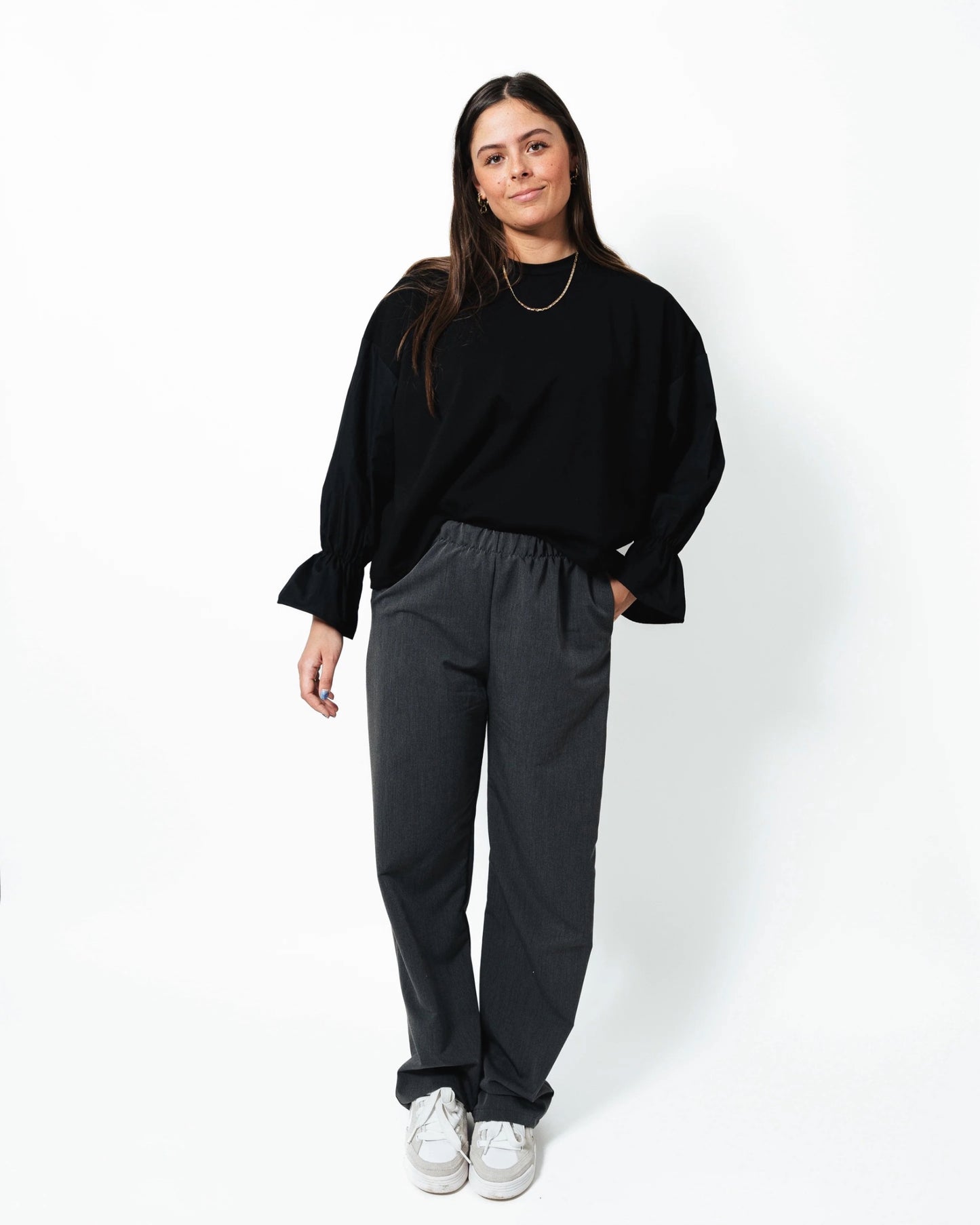 MOOZ - Lisa top - zwart