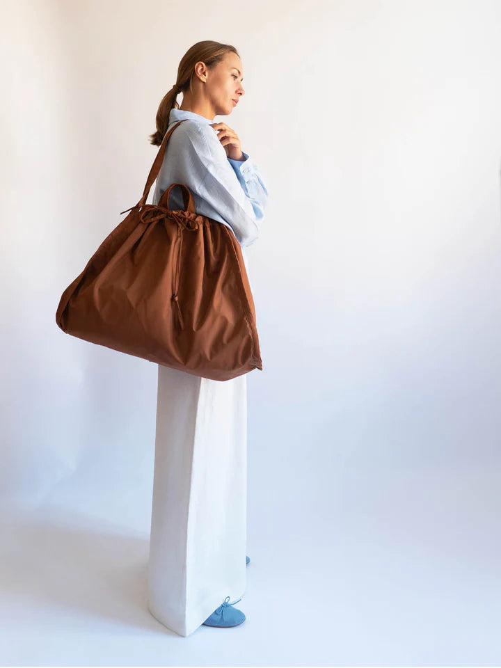 HVISK - SAGE BIG MATTE TWILL - BROWN CARAMEL
