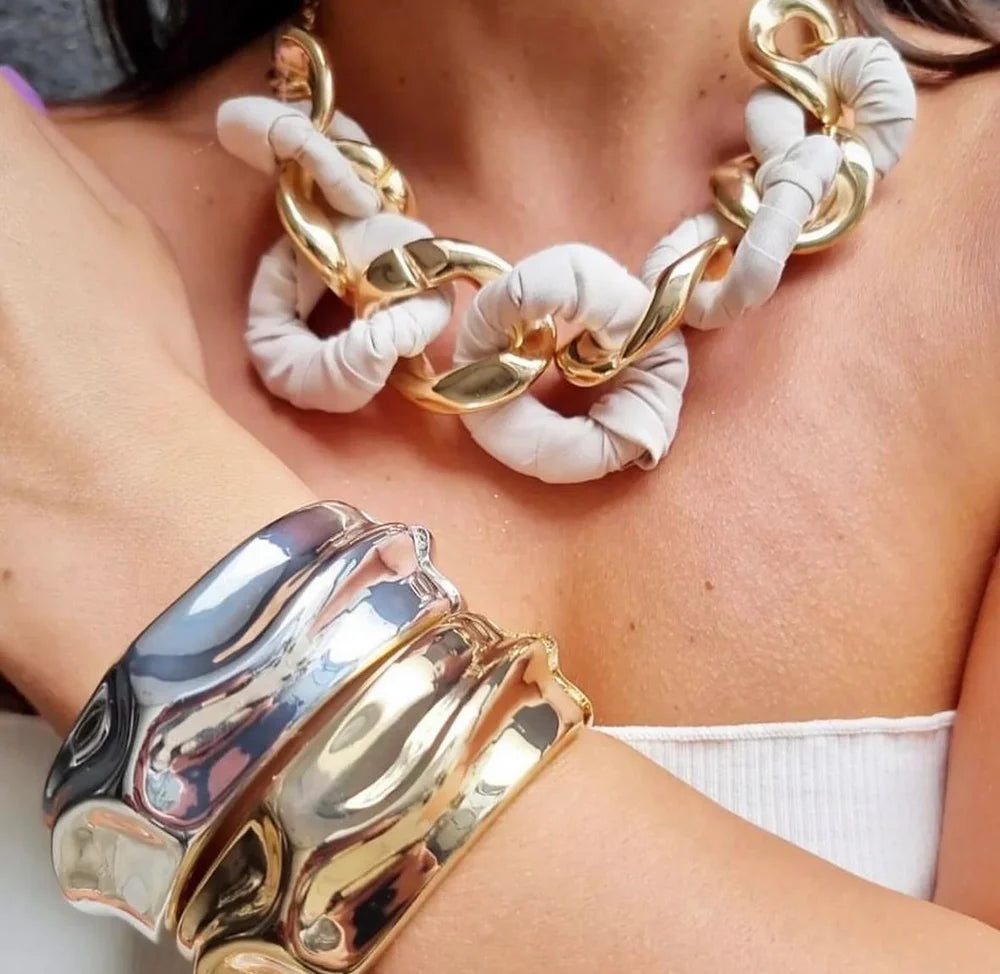 BOW19 - BIG BRACELET GOLD