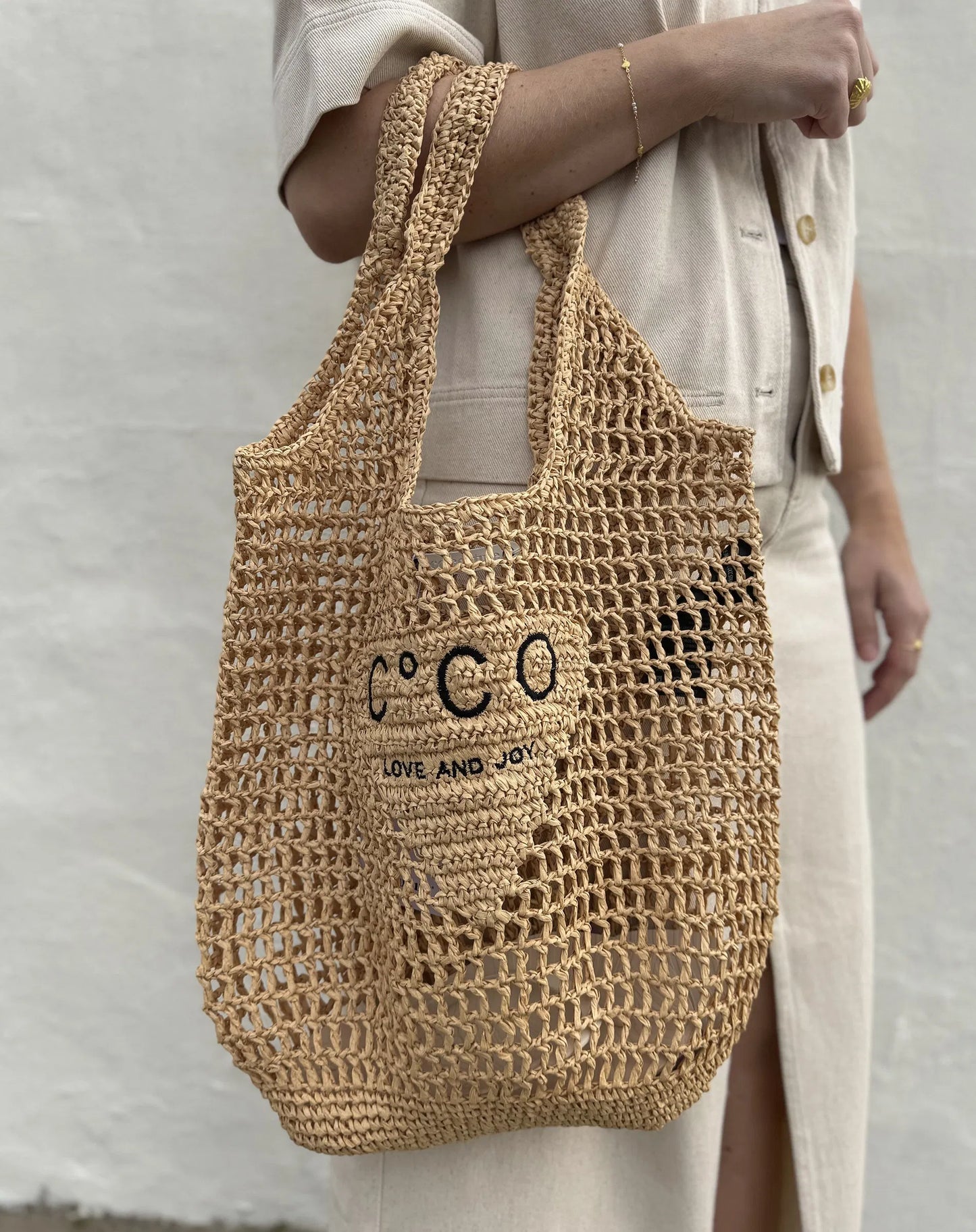 Co’Couture - CocoCC Straw Bag