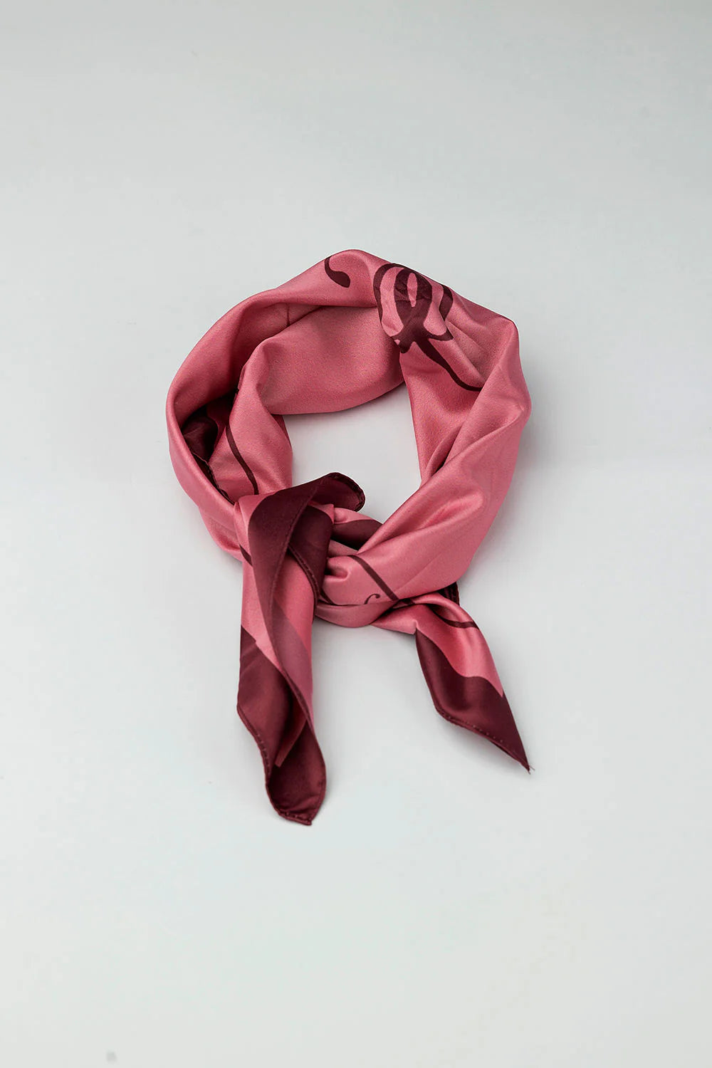 BOW19 - ELLE SILK SCARF PINK