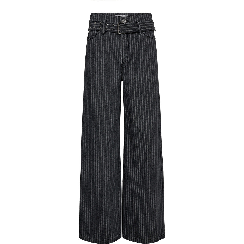 Haute L'Amitié - Lou Stripe Belt Jeans