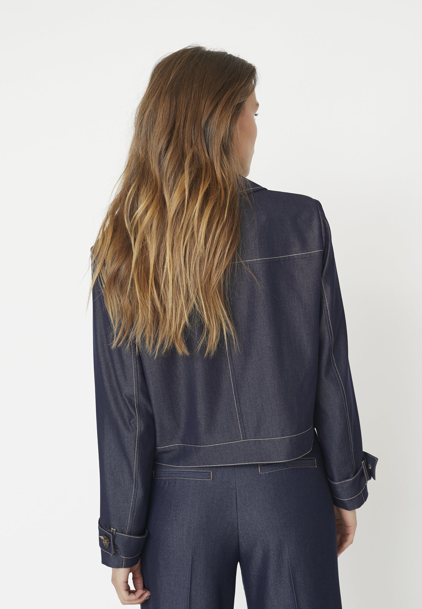Co’Couture - TerryCC Denim Jacket Dark Denim