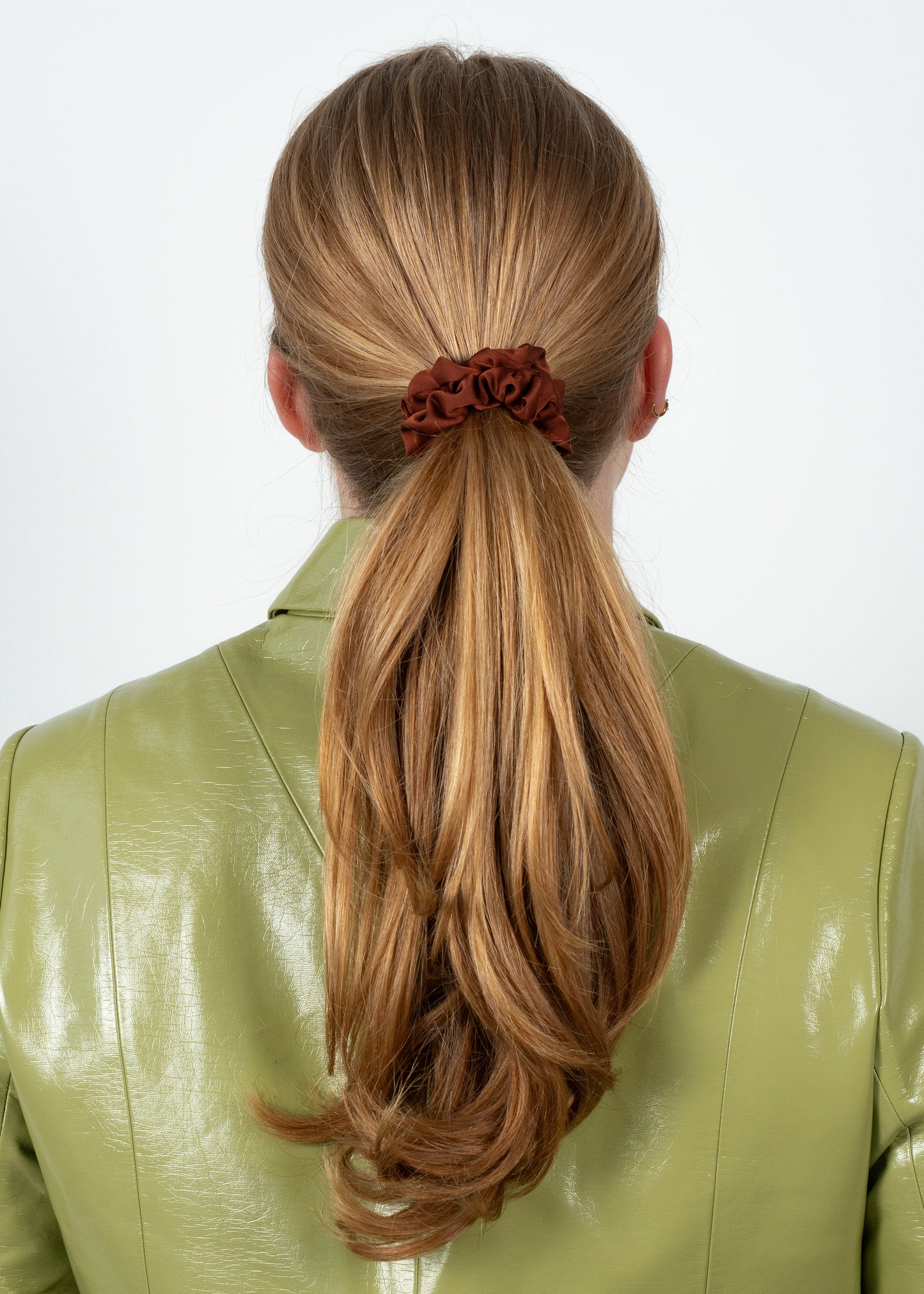 SUI AVA - Ruched Ribbon Scrunchie Yellow Middle
