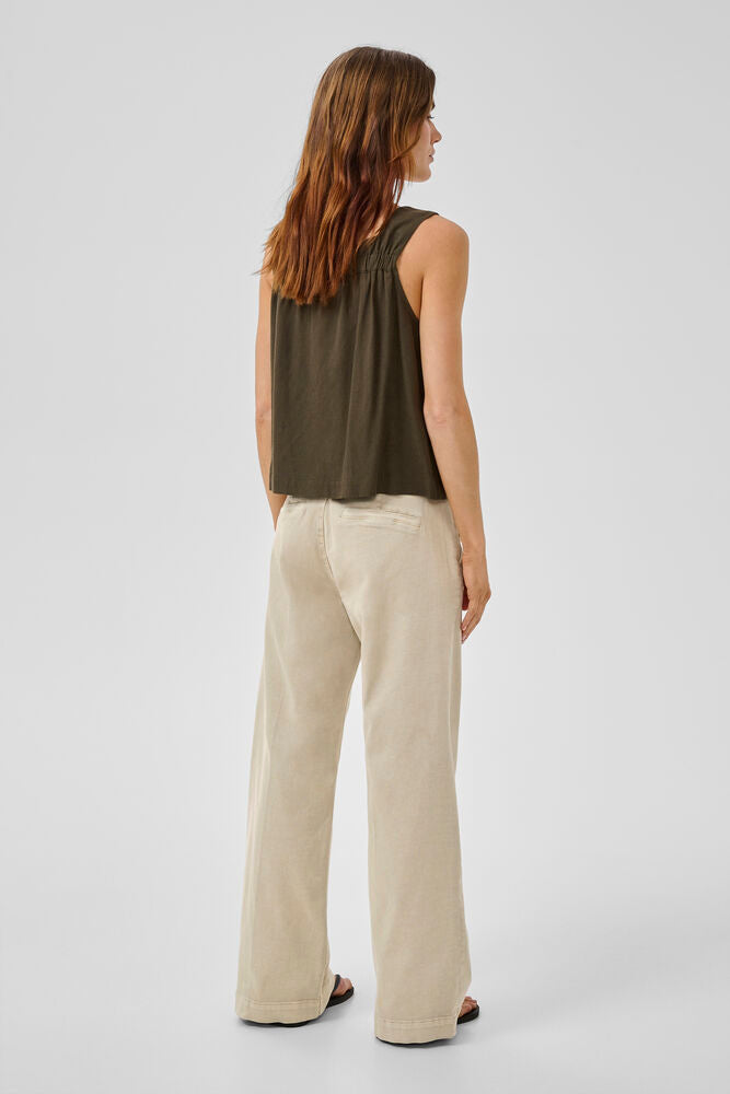 My Essential Wardrobe - Pant Wide MWLara 149 - Oatmeal