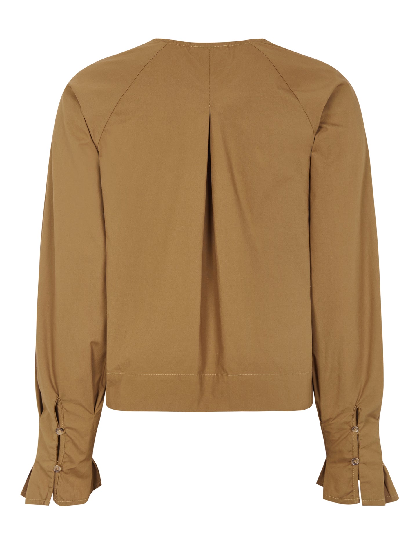 Esmé Studíos - Russo LS Blouse Brown Sugar
