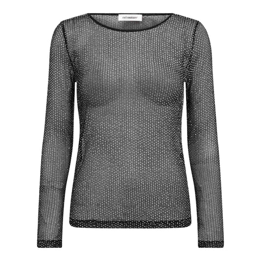 Co’Couture - NasoCC Sequin Blouse - Black