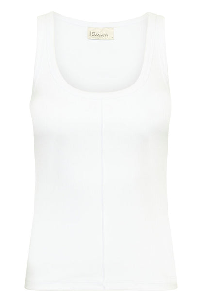 My Essential Wardrobe - MWMandy RN Top - Bright White