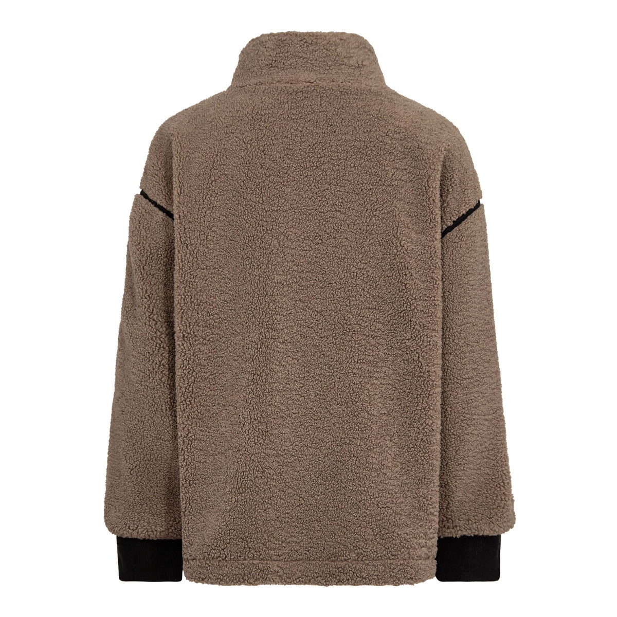 Co’Couture - MadinCC Fleece Anorak - Walnut