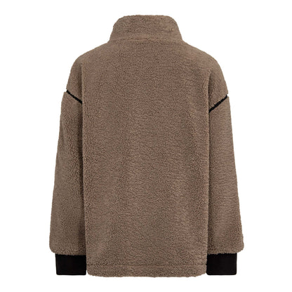 Co’Couture - MadinCC Fleece Anorak - Walnut
