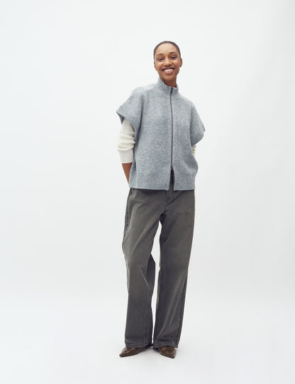 MbyM - Roselina Short-M Vest - Tradewinds Grey