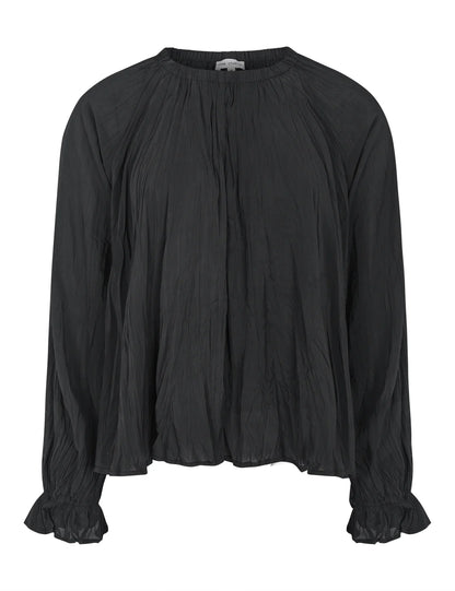 Esmé Studíos - ESTova LS Blouse GRS - Black
