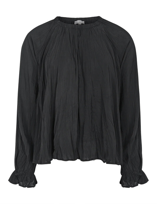 Esmé Studíos - ESTova LS Blouse GRS - Black