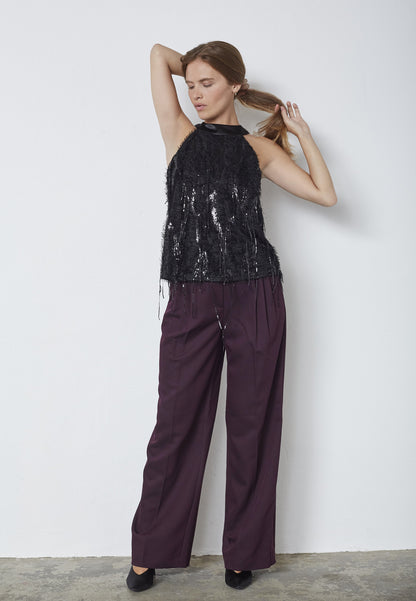 Co’Couture - SillaCC Sequin Halter Top