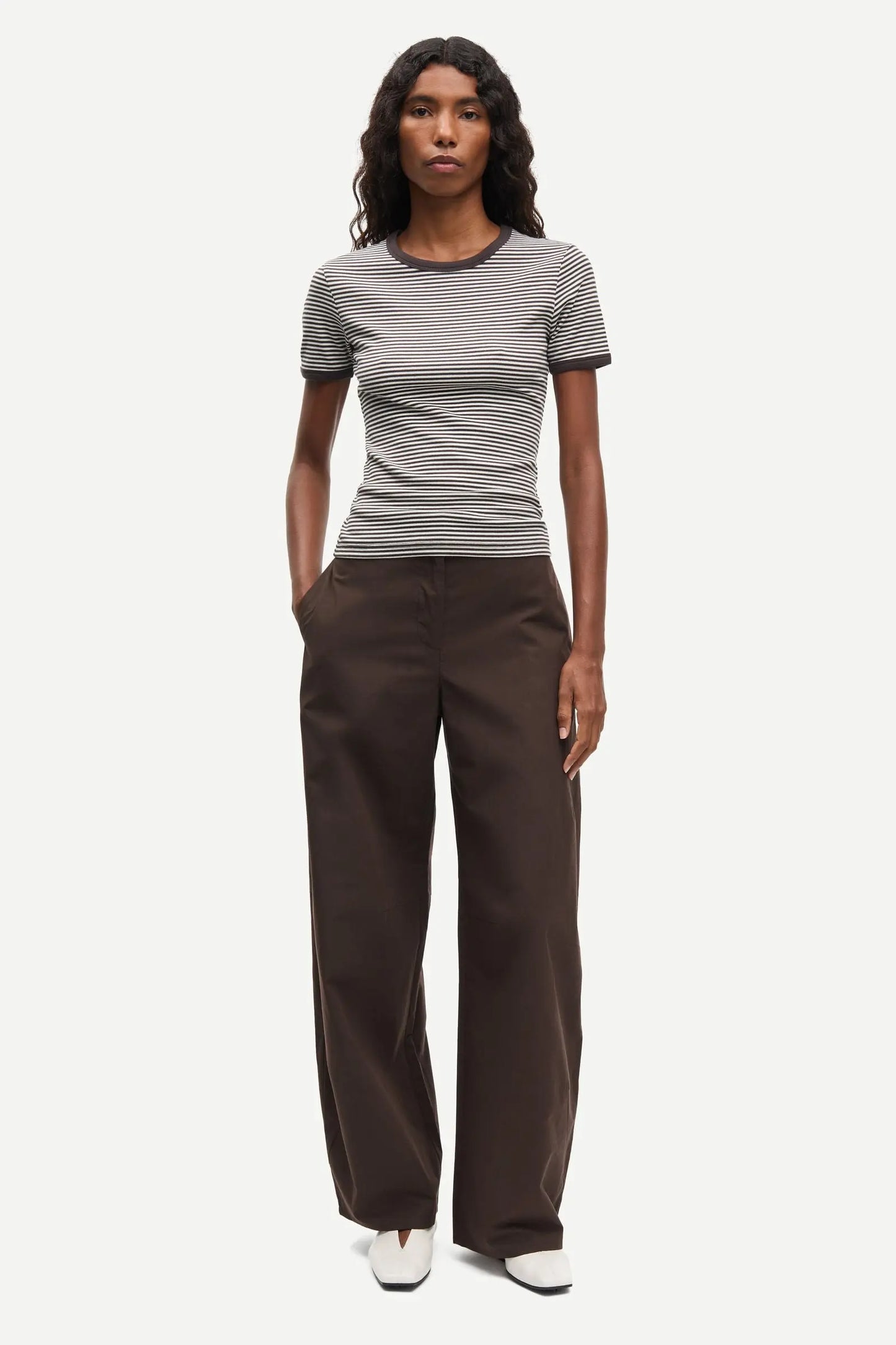 Samsøe Samsøe - Sarokos Trousers - Mulch