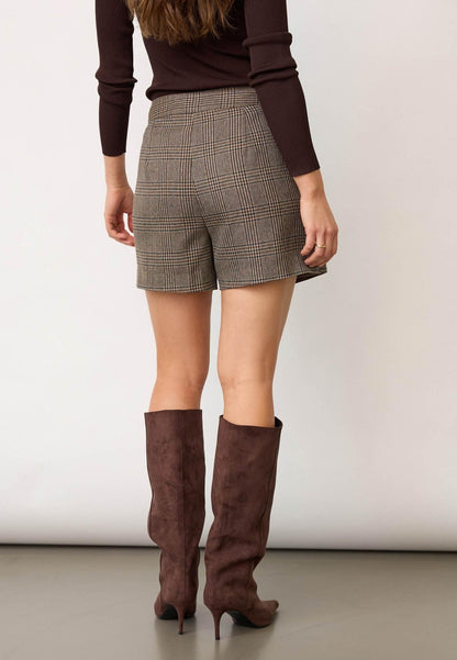 Co’Couture - VeyaCC Check Wrap Skort