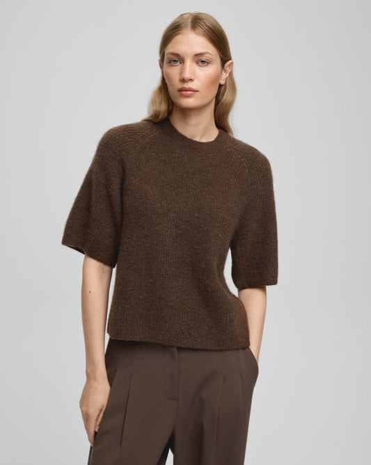 MSCH Copenhagen - MSCHMilania Hope 2/4 Pullover - Slate Black Mel