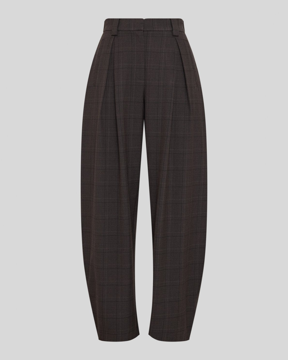 MSCH Copenhagen - MSCHJohnna HW Barrel Pants CHK