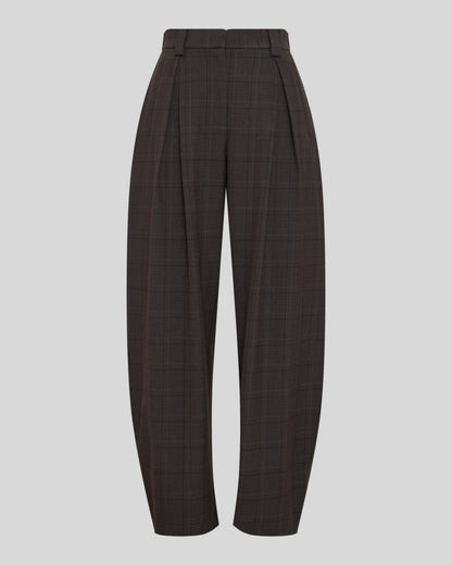 MSCH Copenhagen - MSCHJohnna HW Barrel Pants CHK