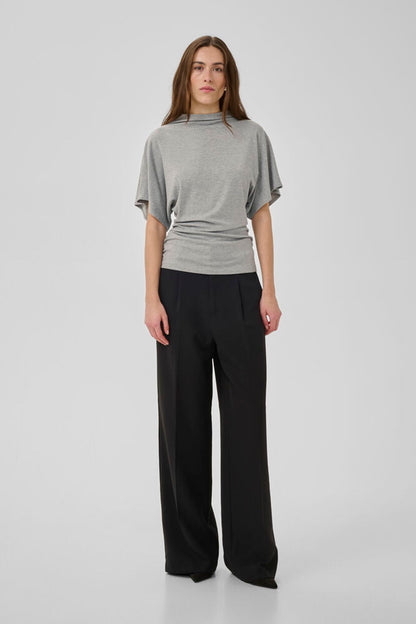 My Essential Wardrobe - NuptiMW Blouse - Light Grey Melange