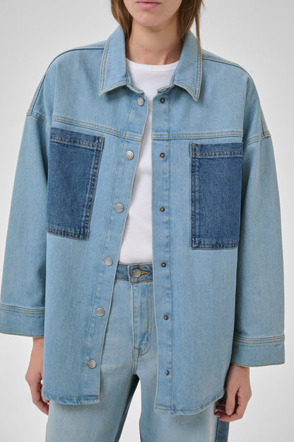 My Essential Wardrobe - MWMazie 139 Boxy Mix Shirt