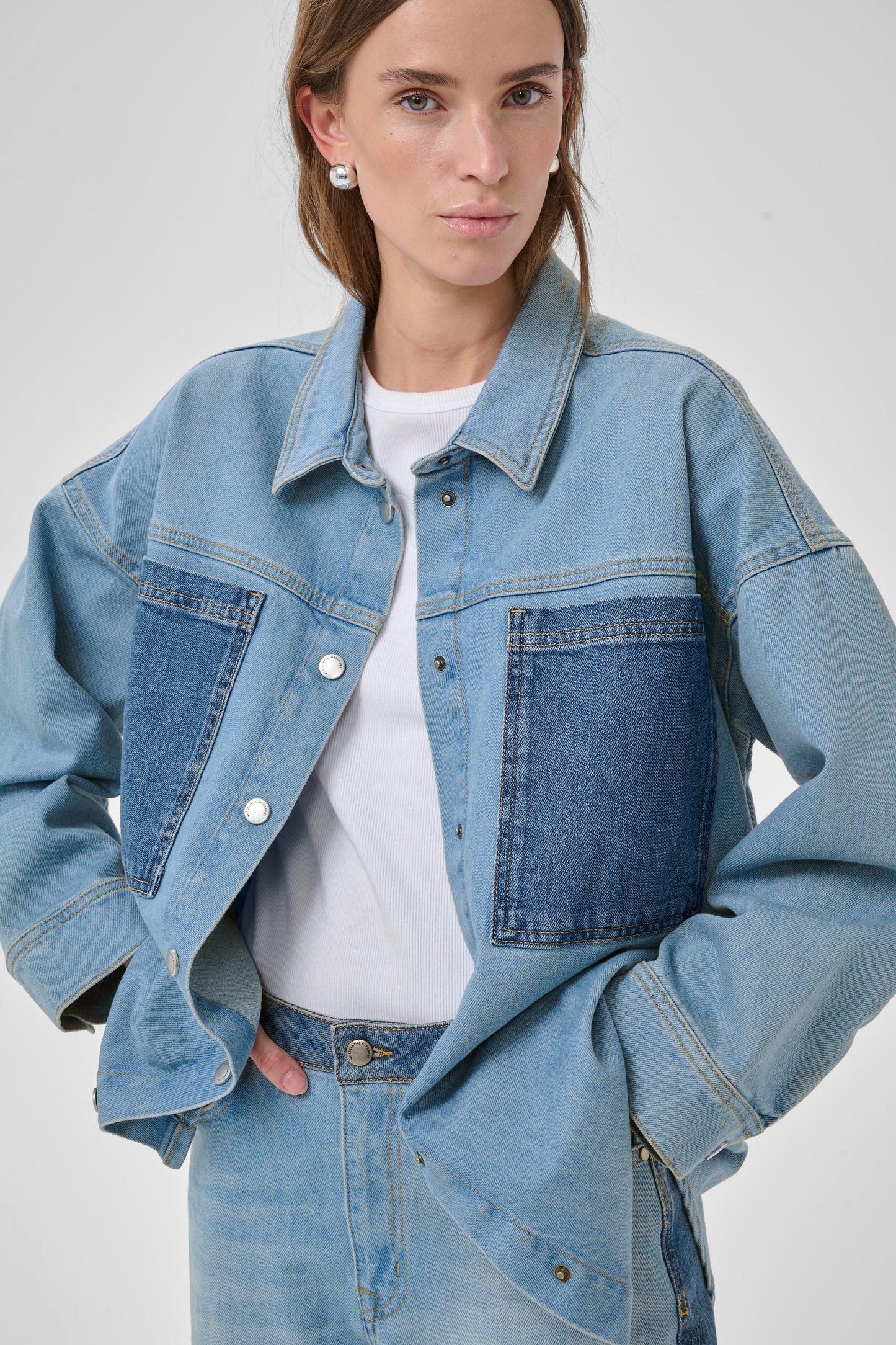 My Essential Wardrobe - MWMazie 139 Boxy Mix Shirt